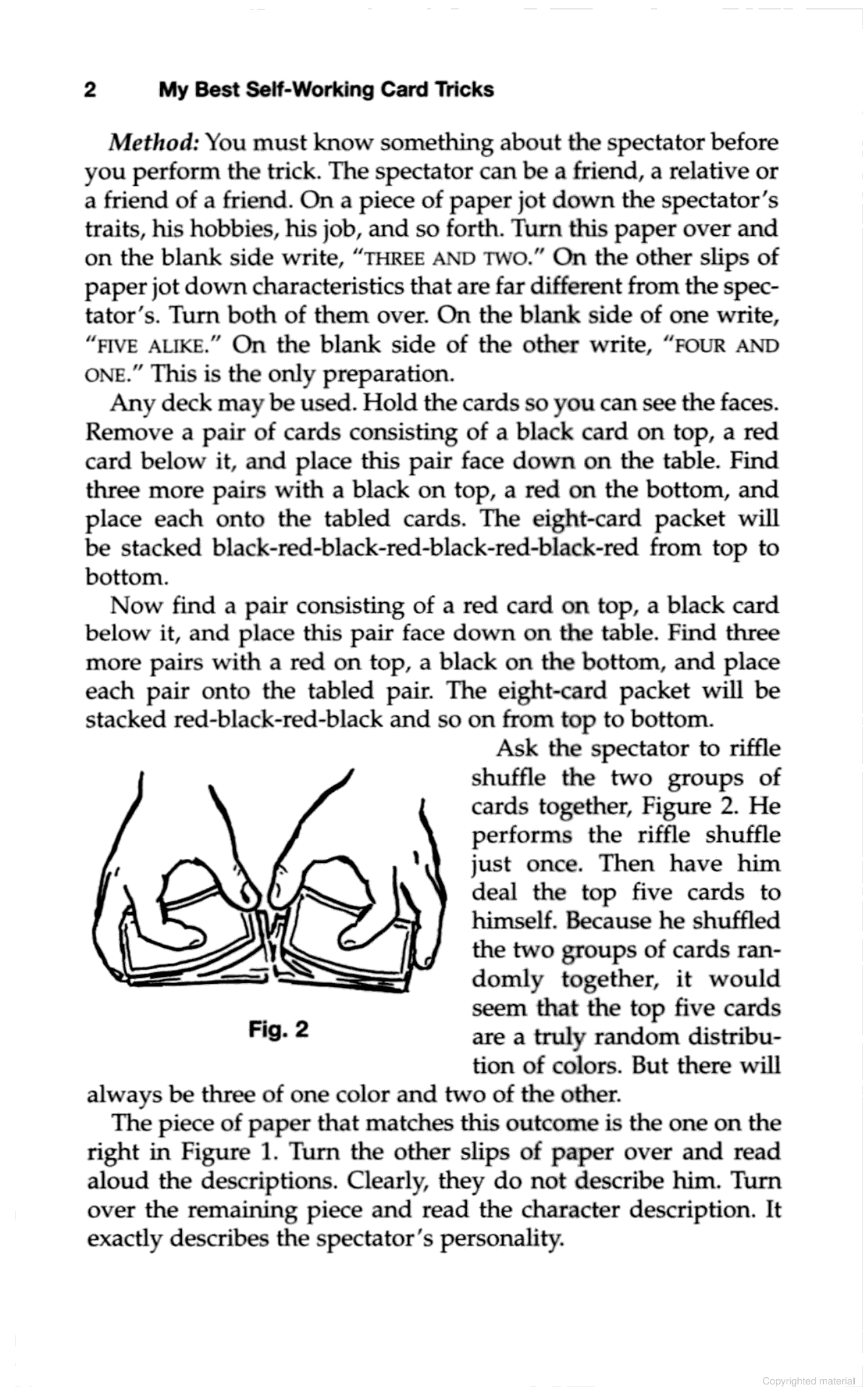 My Best Self-Working Card Tricks