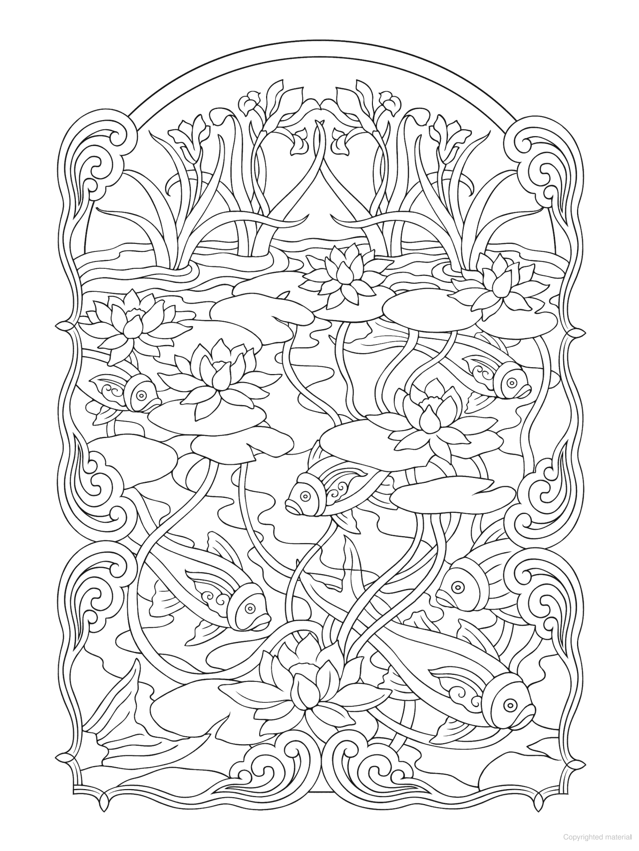 DVR Creative Haven® Coloring Book: Art Nouveau Animal Designs