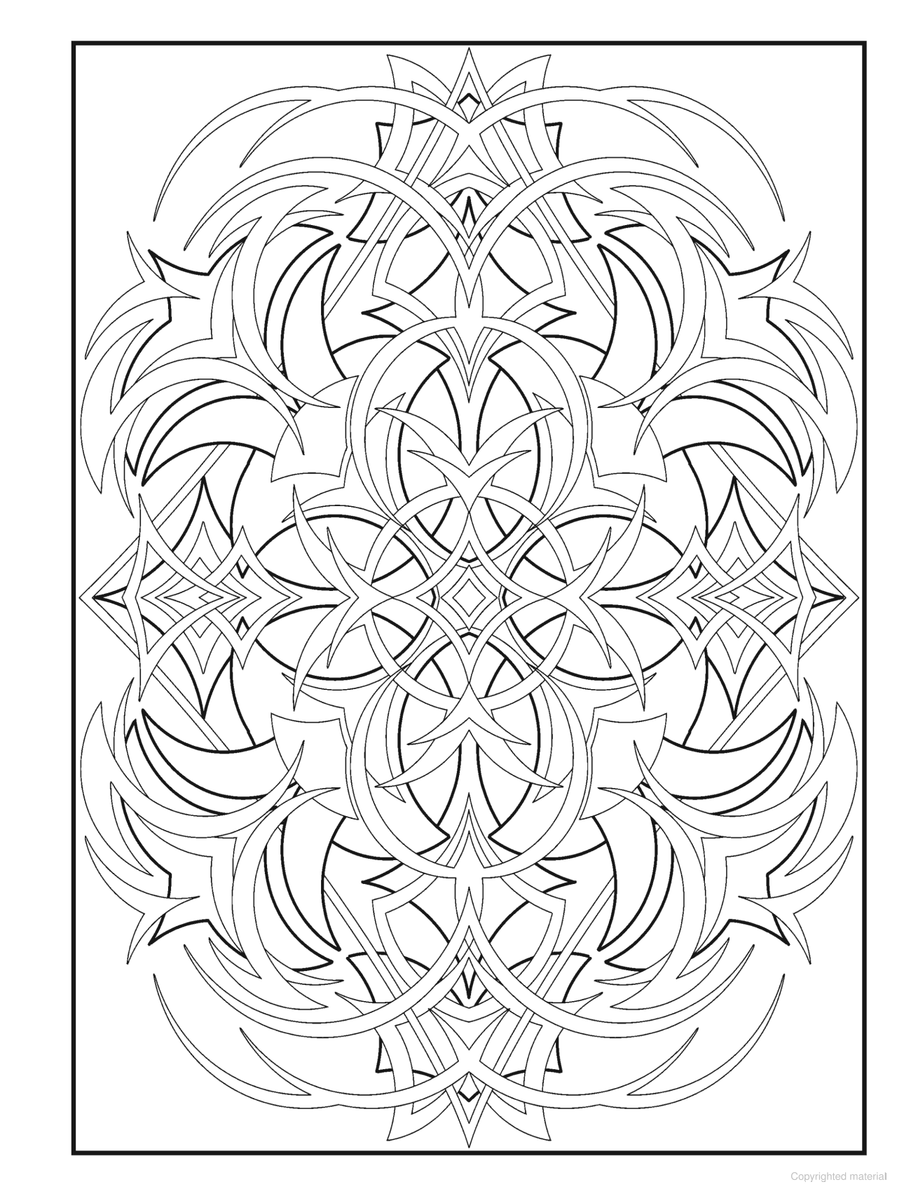 DVR Creative Haven® Coloring Book: Abstract Designs
