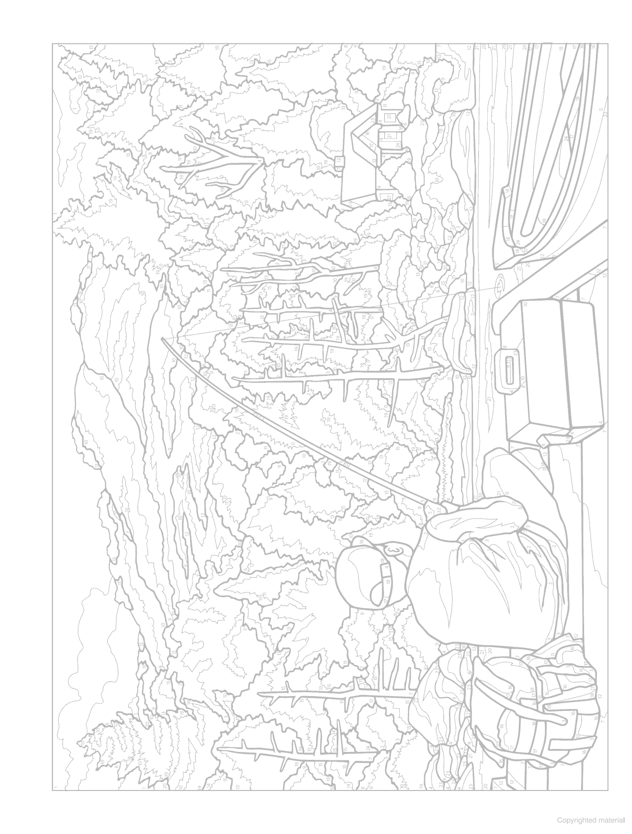 Creative Haven® Color-By-Number: Autumn Inspirations