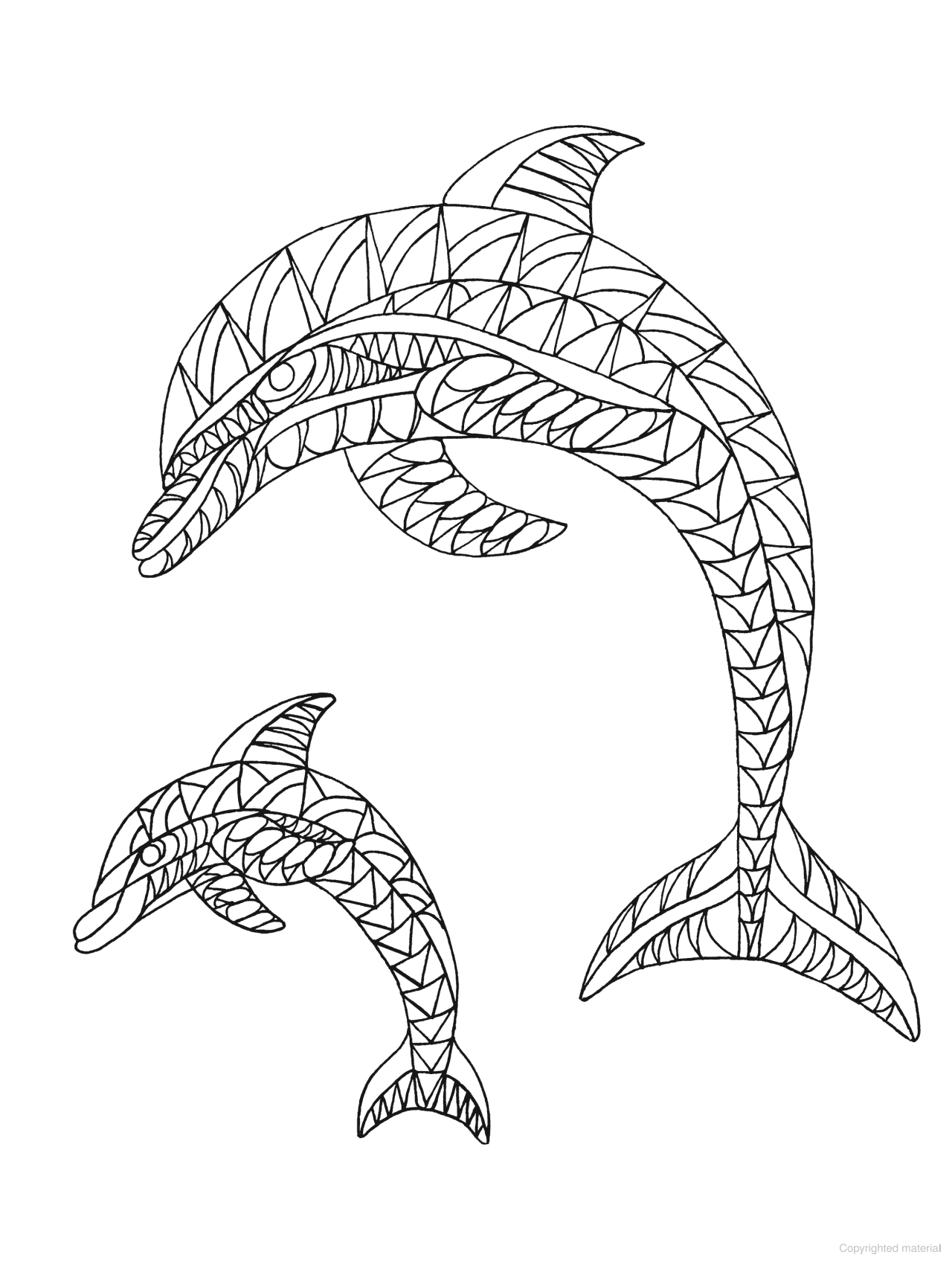 DVR Creative Haven® Coloring Book: Angular Animals