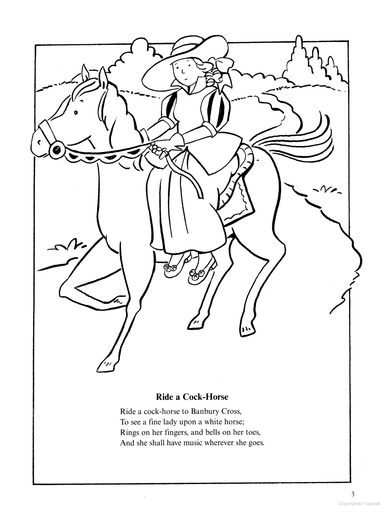 DVR Mother Goose Coloring Book