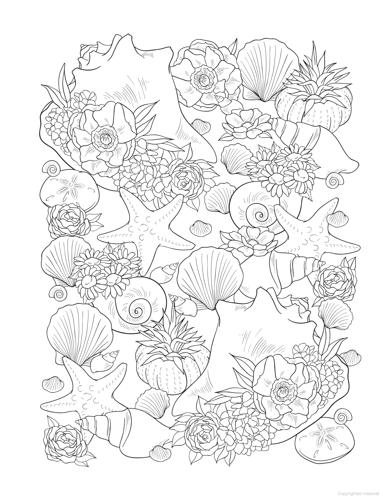 DVR Creative Haven® Coloring Book: Flower Fancy