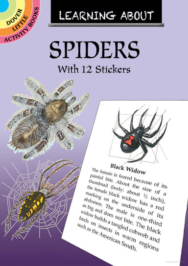 DVR Learn About Spiders Sticker Activity Book