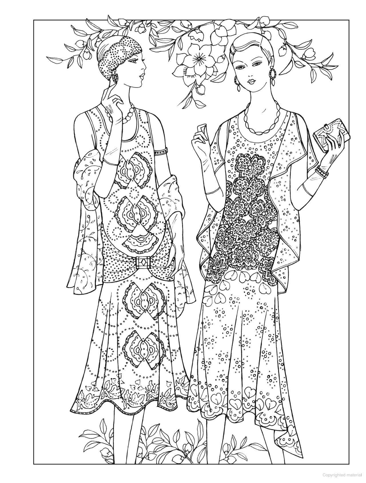 Creative Haven® Coloring Book: Jazz Age Fashions