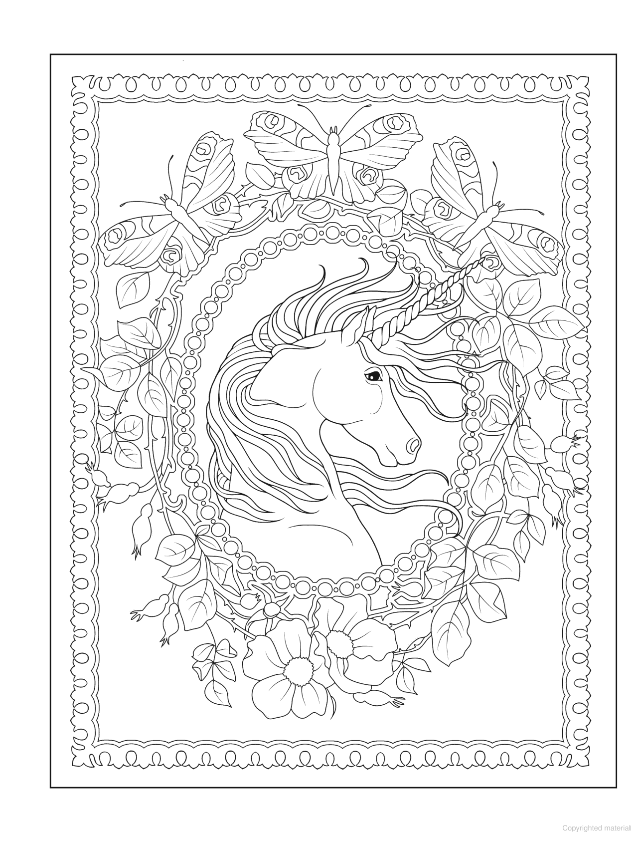 DVR Creative Haven® Coloring Book: Unicorns