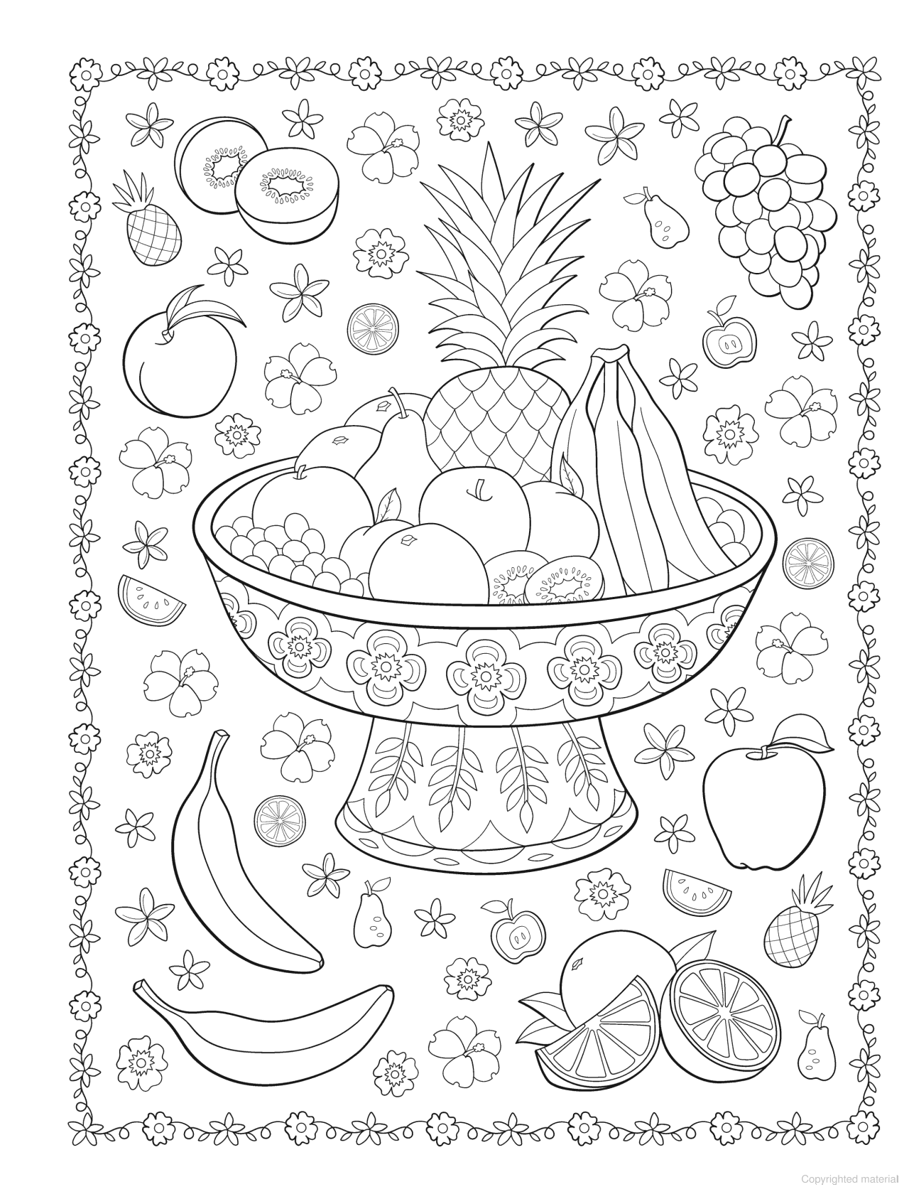 DVR Creative Haven® Coloring Book: Flirty Florals