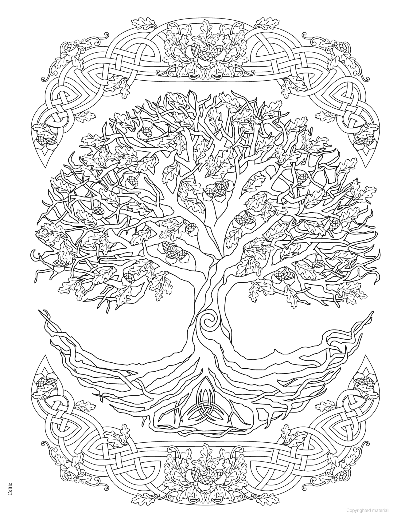 DVR Creative Haven® Coloring Book: Trees of Life