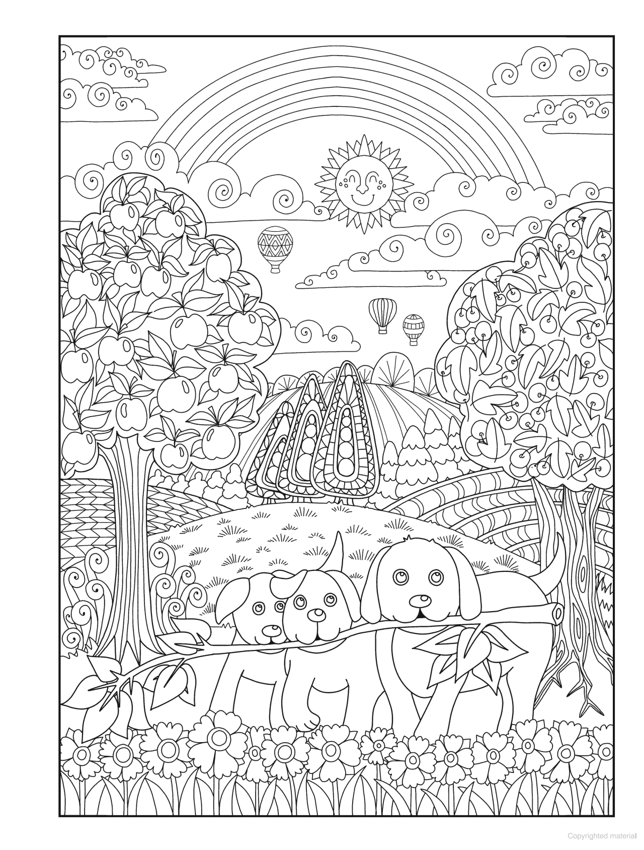 DVR Creative Haven® Coloring Book: Adorable Dogs