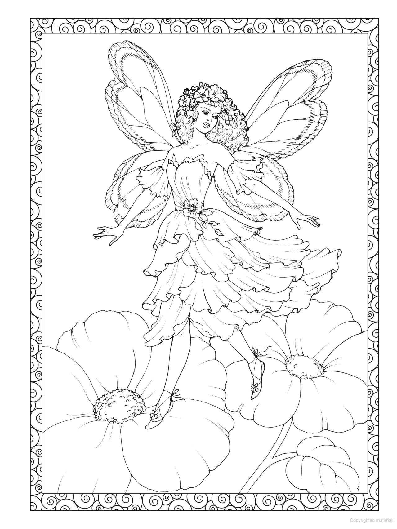 DVR Creative Haven® Coloring Book: Enchanted Fairies