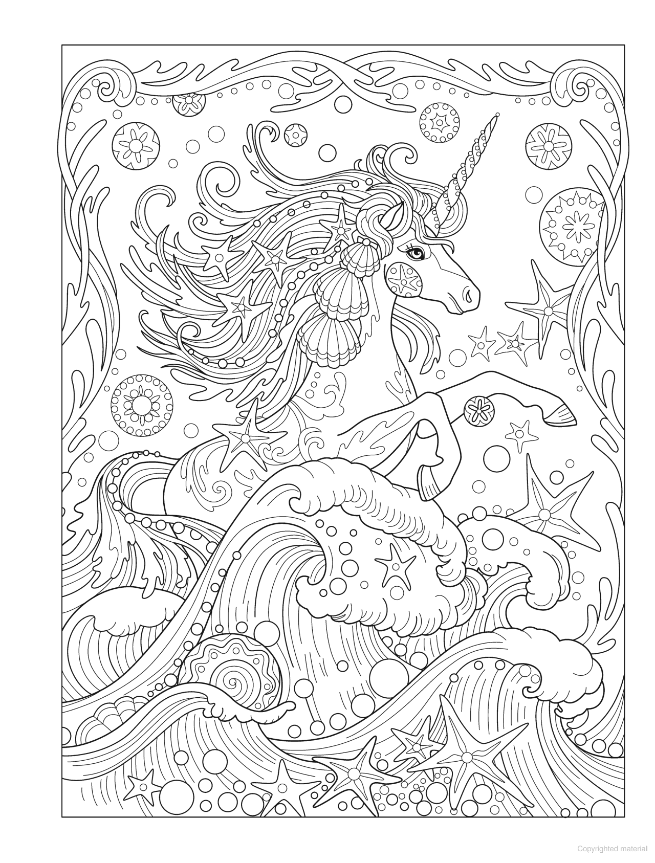 DVR Creative Haven® Coloring Book: Unicorn Wonders