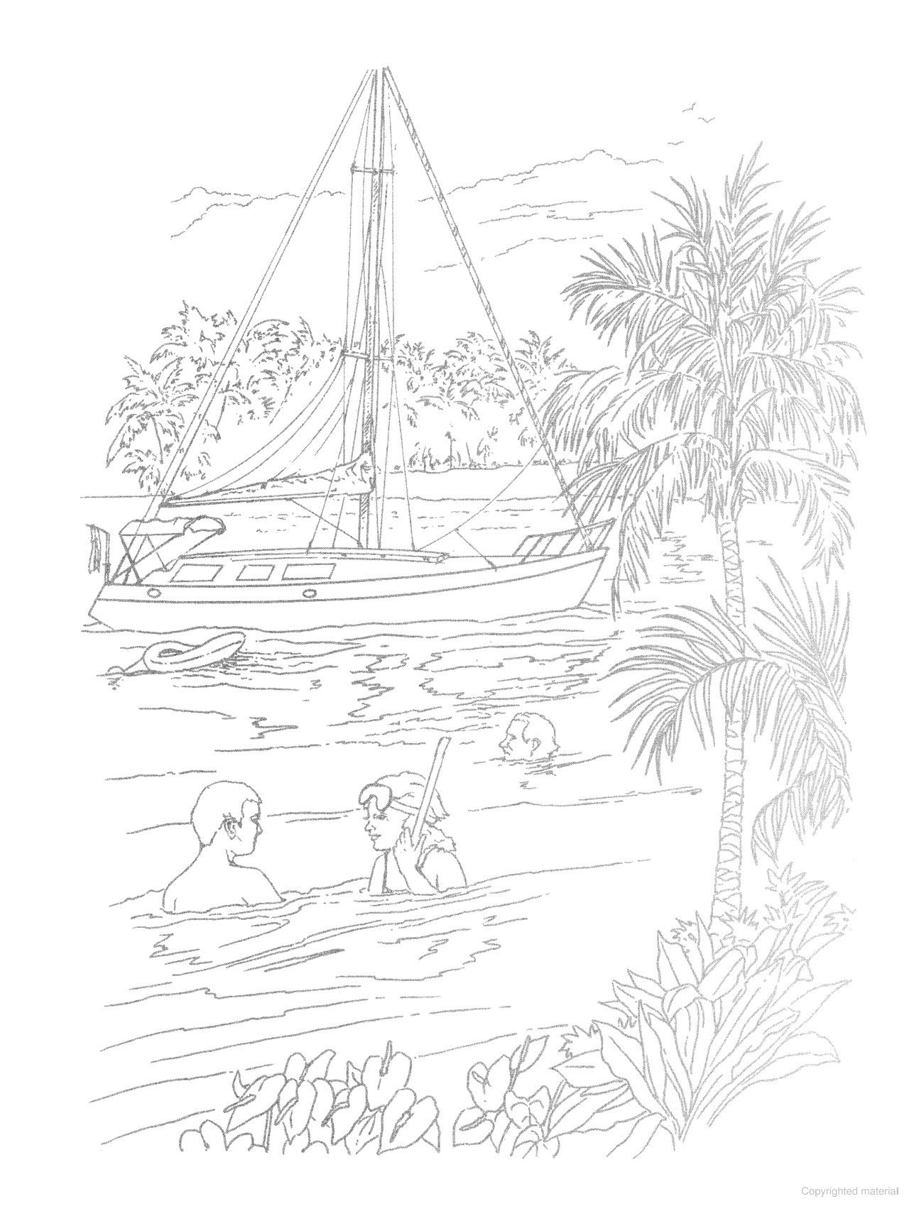 Nautical Scenes to Paint or Color