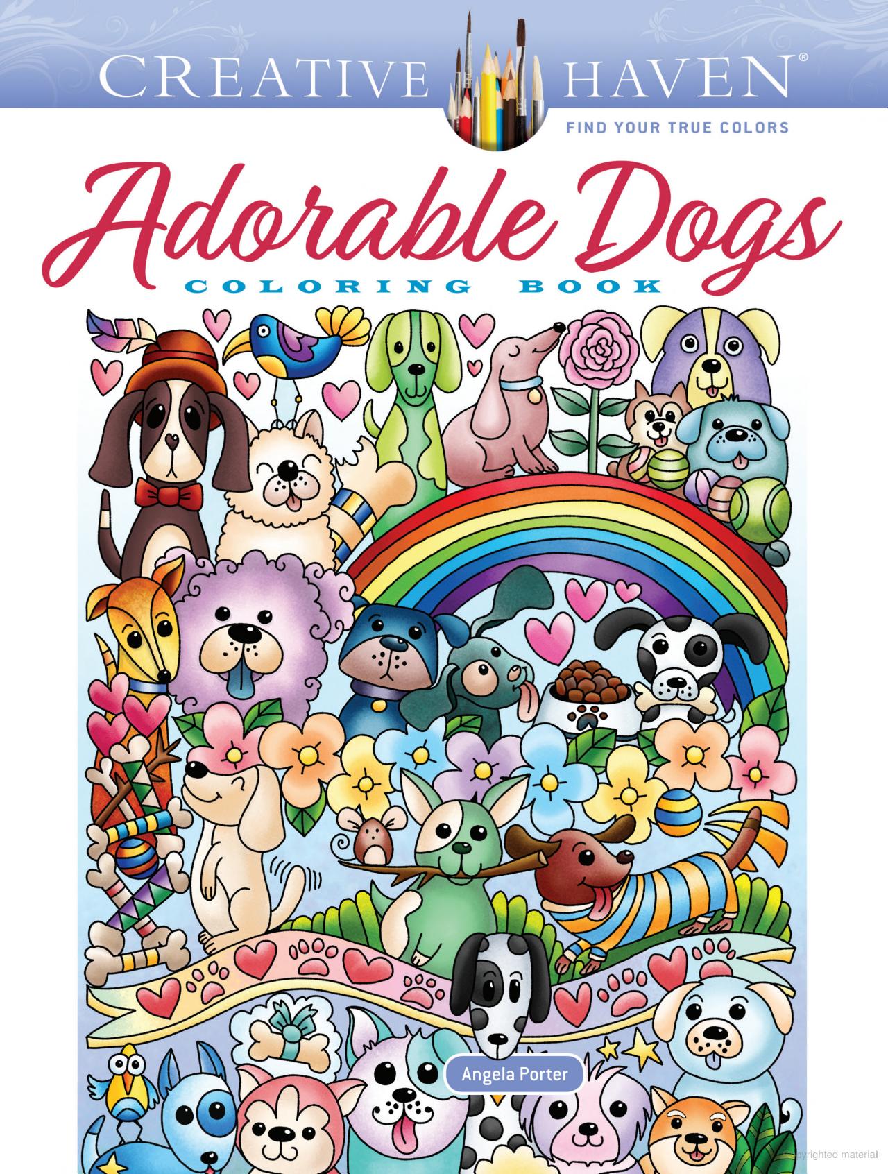 DVR Creative Haven® Coloring Book: Adorable Dogs