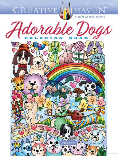 DVR Creative Haven® Coloring Book: Adorable Dogs