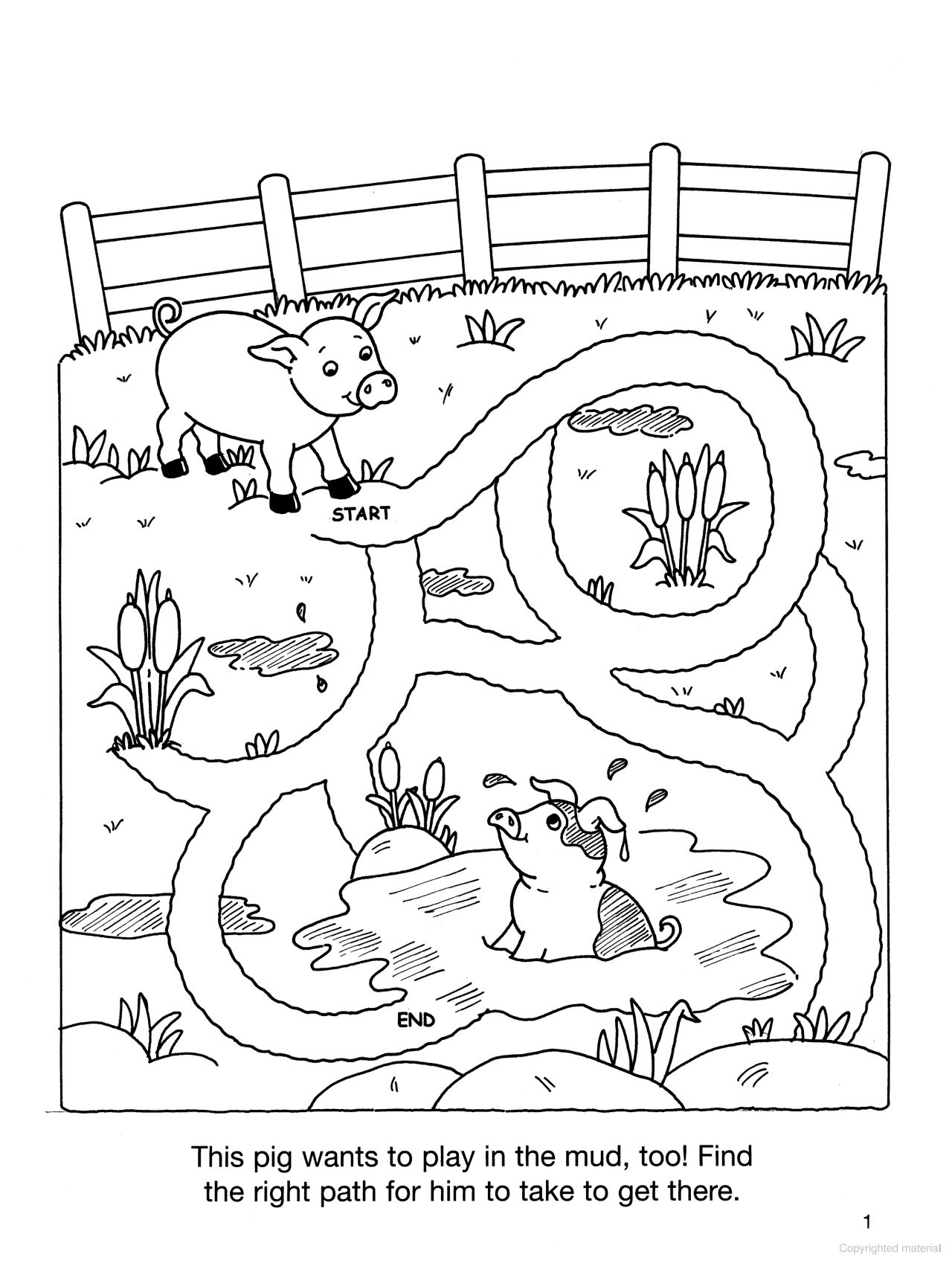 Fun Farm Animal Mazes