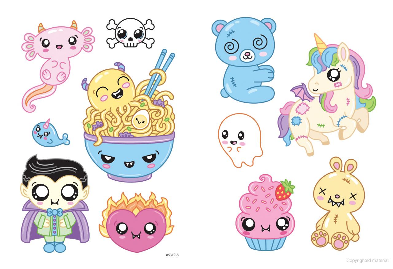 DVR Creepy Cute Kawaii Stickers
