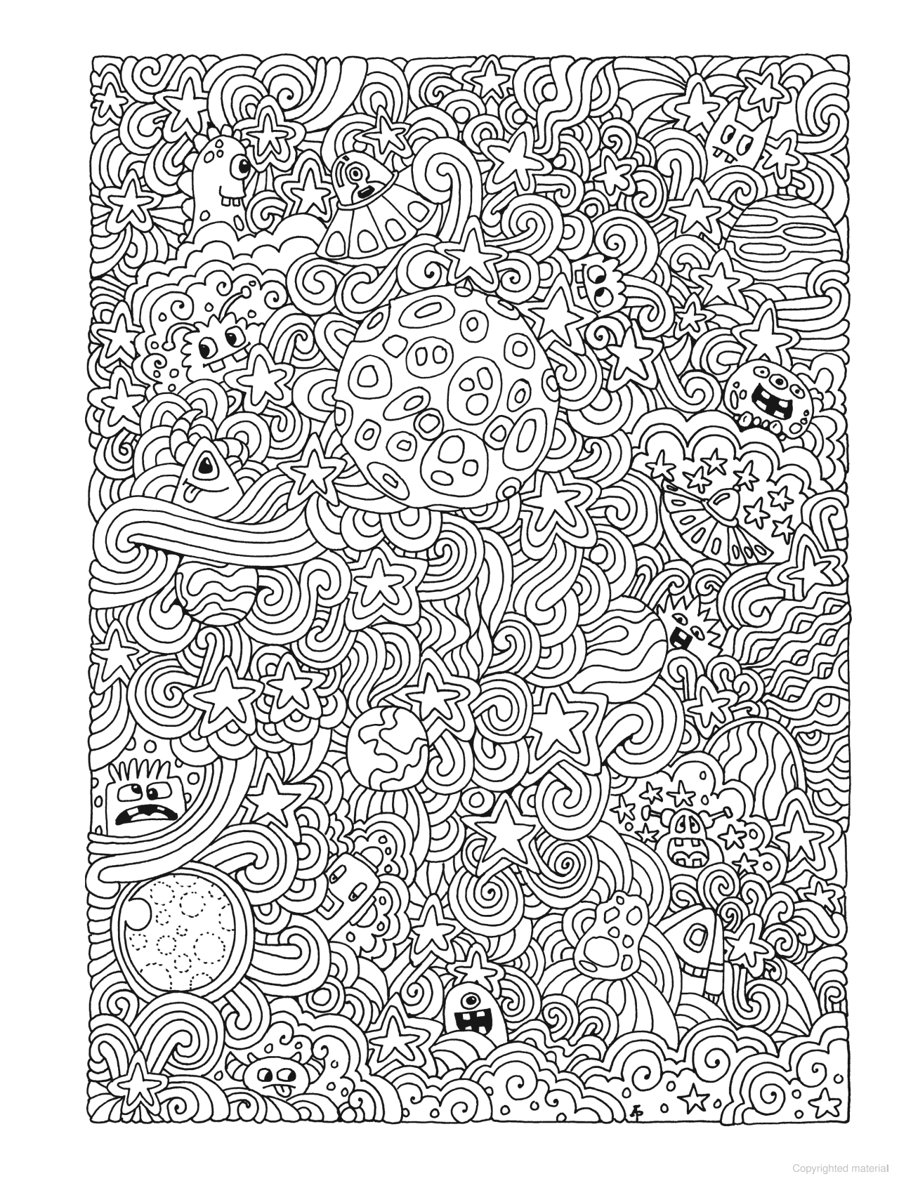 DVR Creative Haven® Coloring Book: Entangled Starry Skies