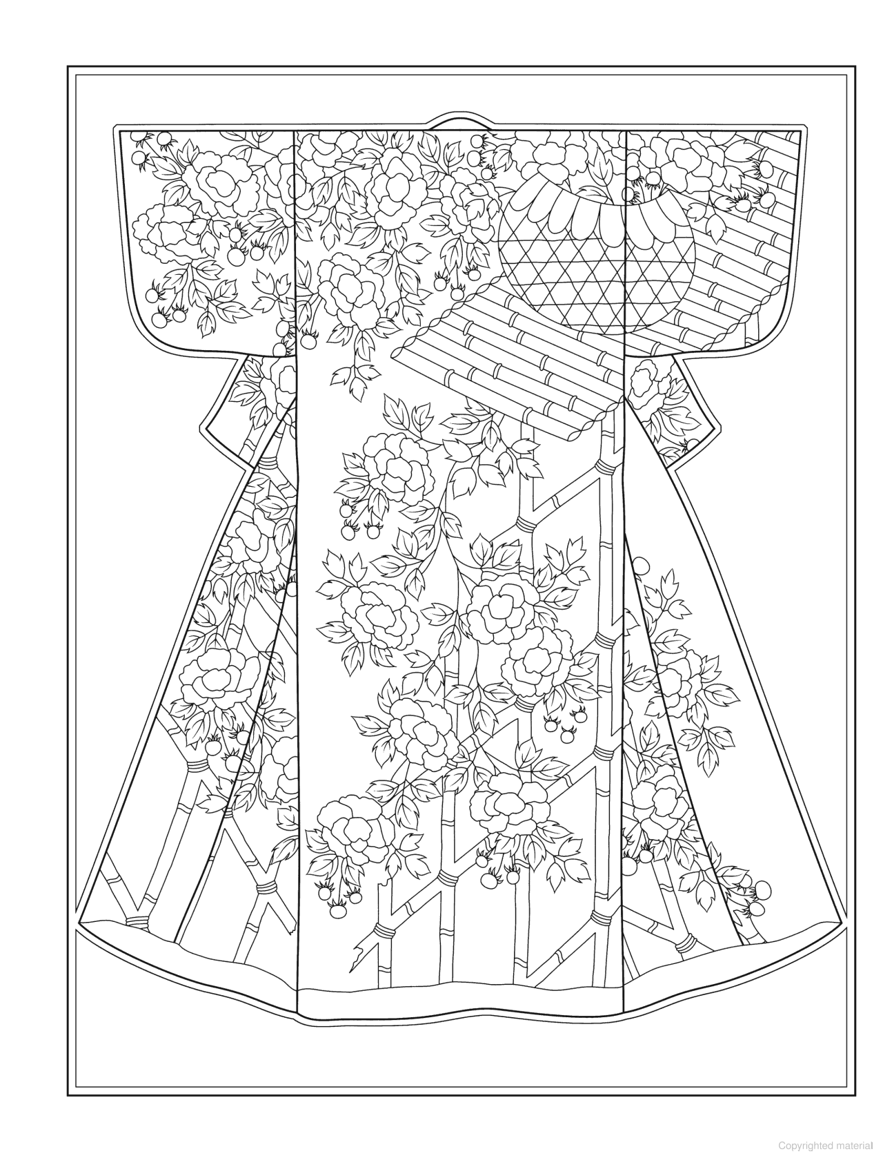 DVR Creative Haven® Coloring Book: Japanese Designs