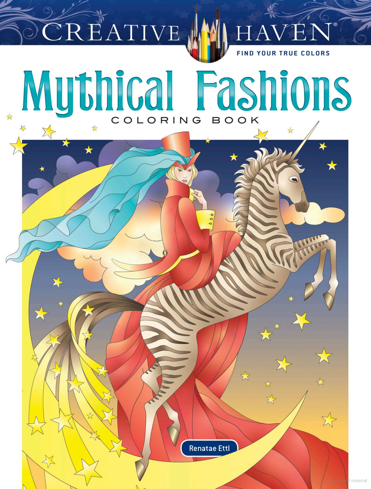 DVR Creative Haven® Coloring Book: Mythical Fashions