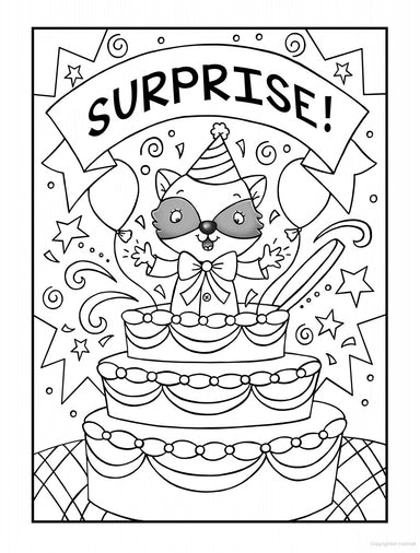 DVR Happy Birthday to You Coloring Book