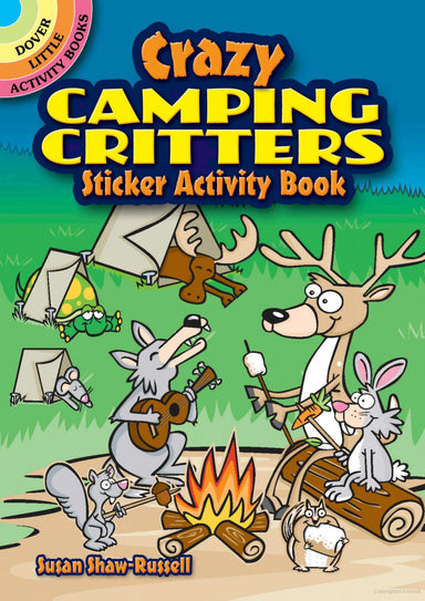 DVR Crazy Camping Critters Sticker Activity Book