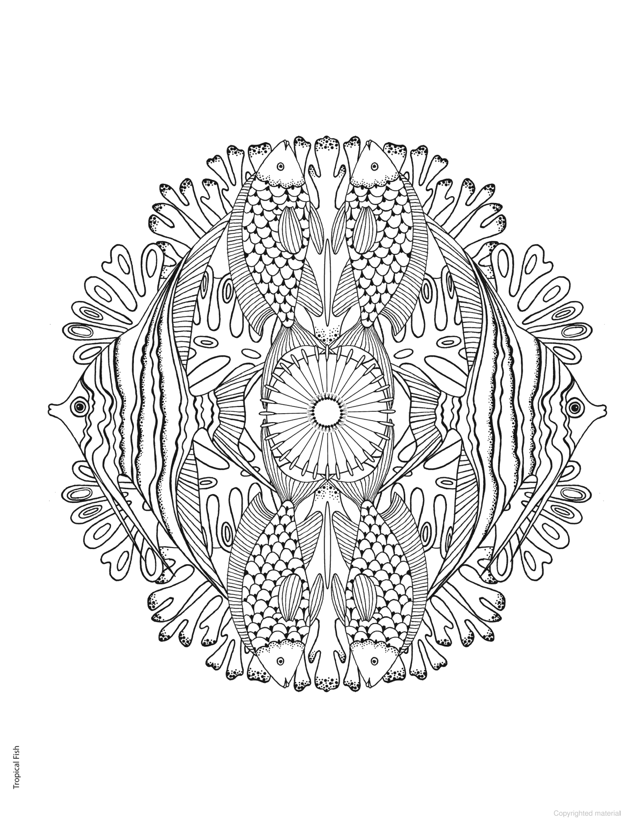 DVR Creative Haven® Coloring Book: Stunning Sea Life Mandalas