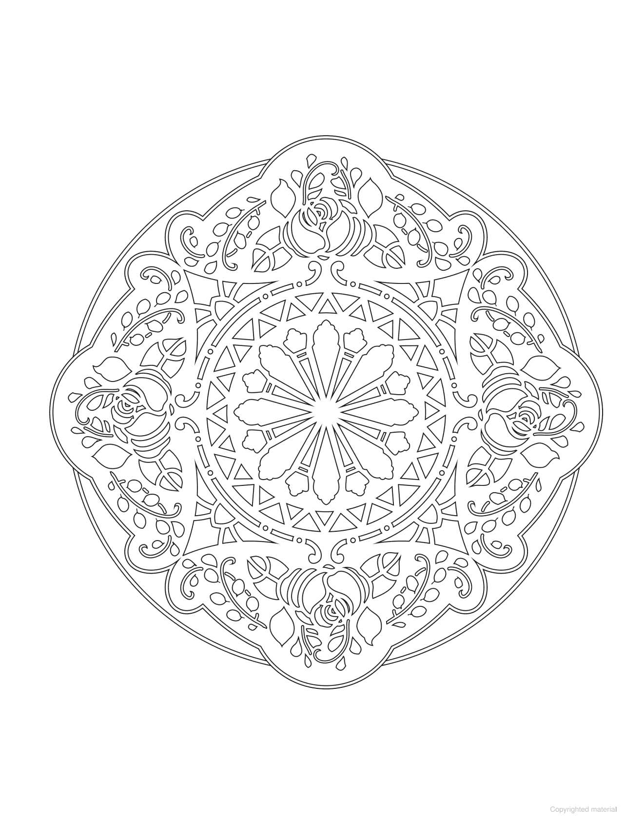 DVR Creative Haven® Coloring Book: Art Nouveau Mandalas