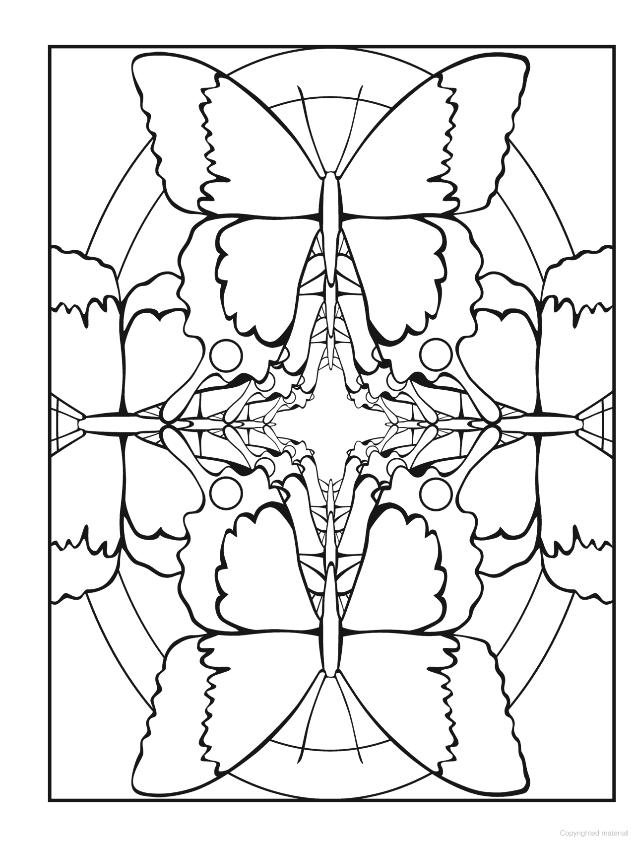 DVR Creative Haven® Coloring Book: Nature Fractals