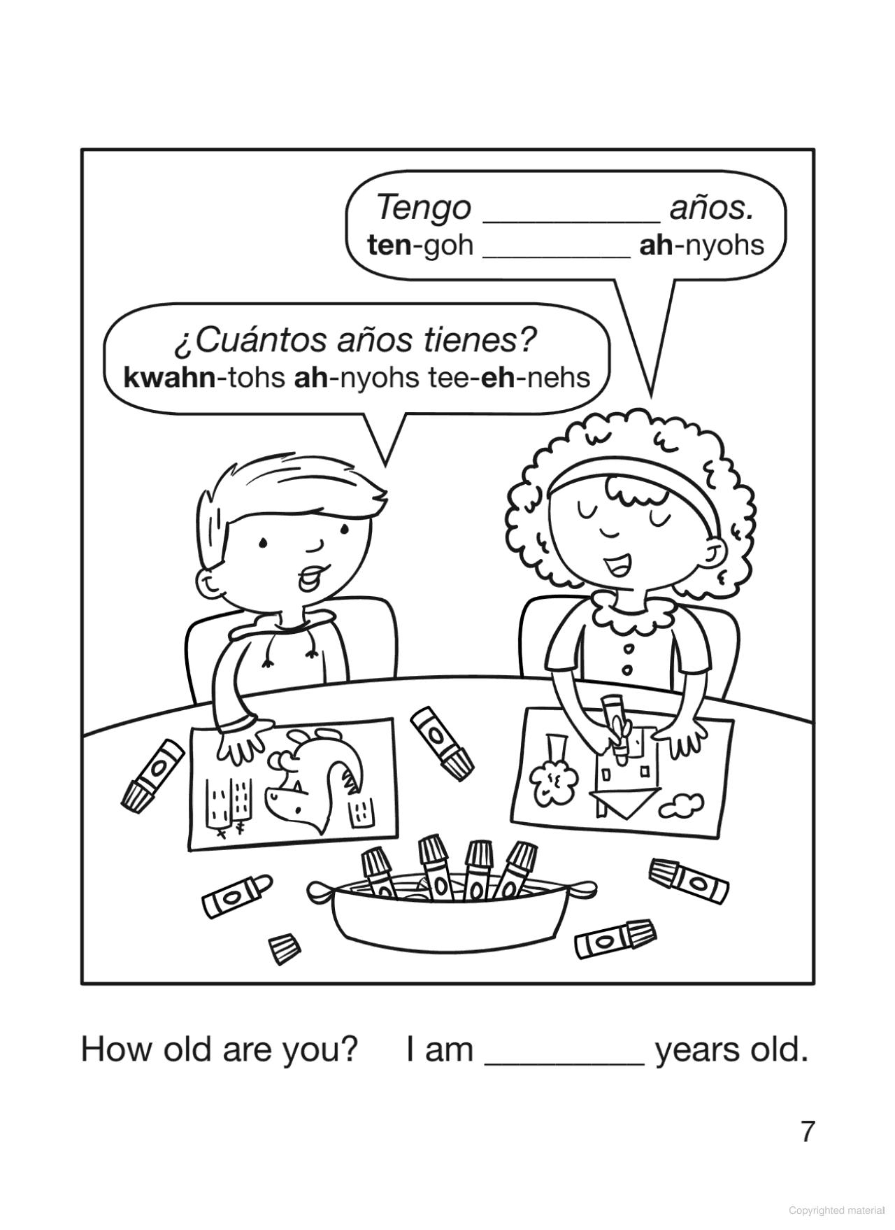 DVR Color & Learn: Easy Spanish Phrases For Kids