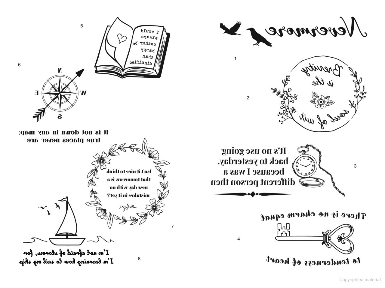 DVR Literature Lovers Tattoos