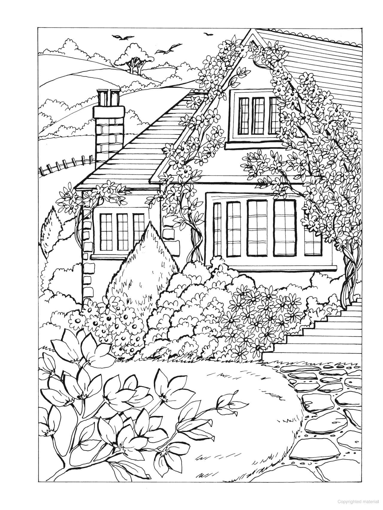 DVR Creative Haven® Coloring Book: Summer Scenes