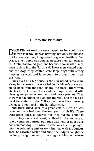 DVR The Call of the Wild