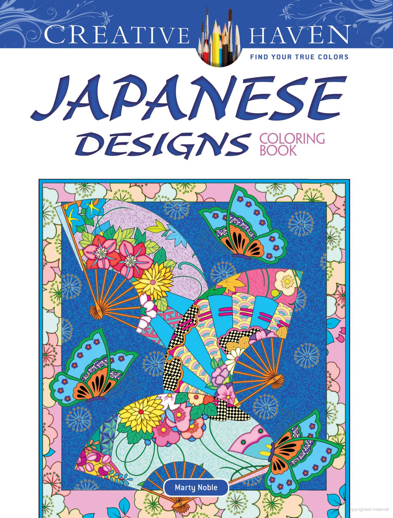DVR Creative Haven® Coloring Book: Japanese Designs