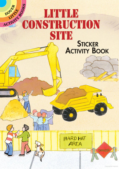 DVR Little Construction Site Sticker Activity Book