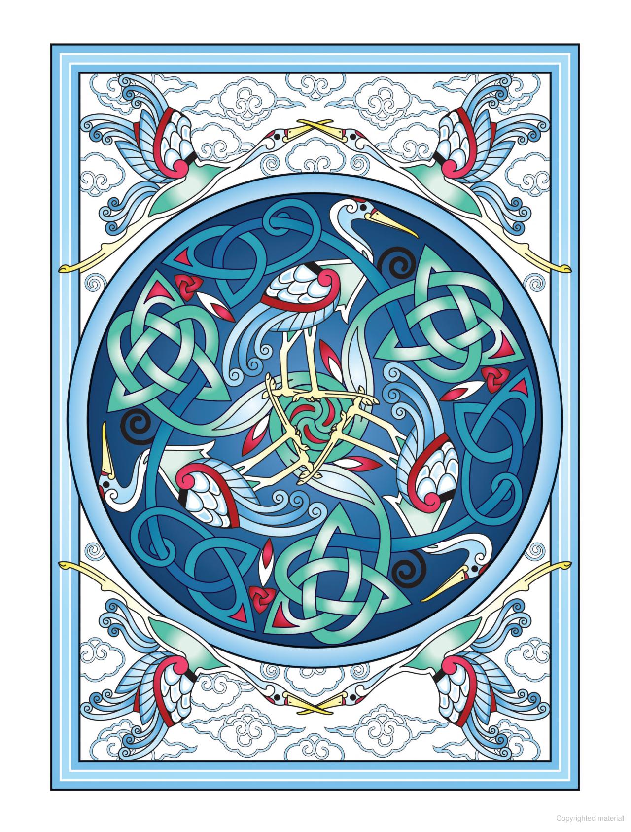 DVR Creative Haven® Coloring Book: Celtic Animal Designs