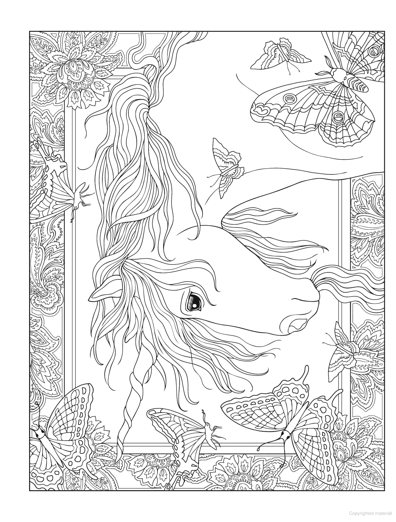 DVR Creative Haven® Coloring Book: Unicorns