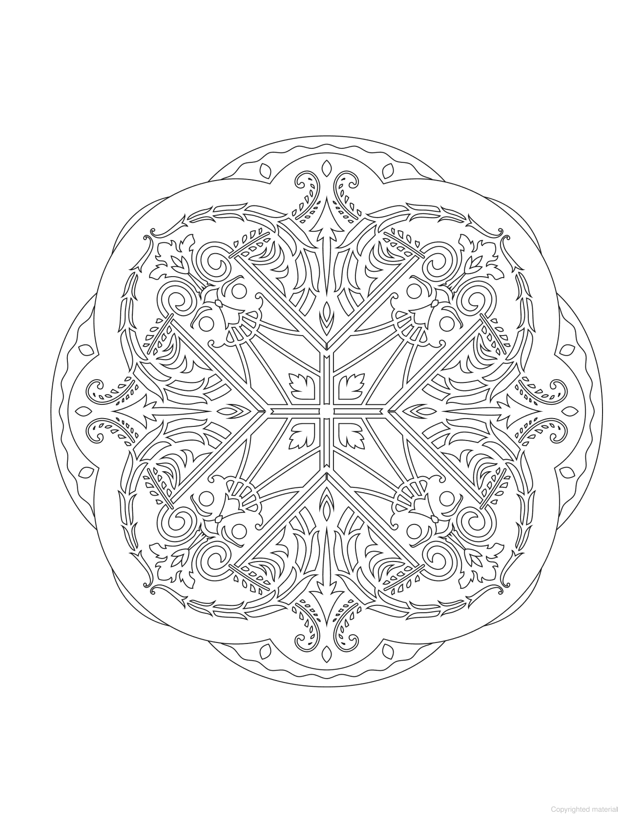 DVR Creative Haven® Coloring Book: Art Nouveau Mandalas