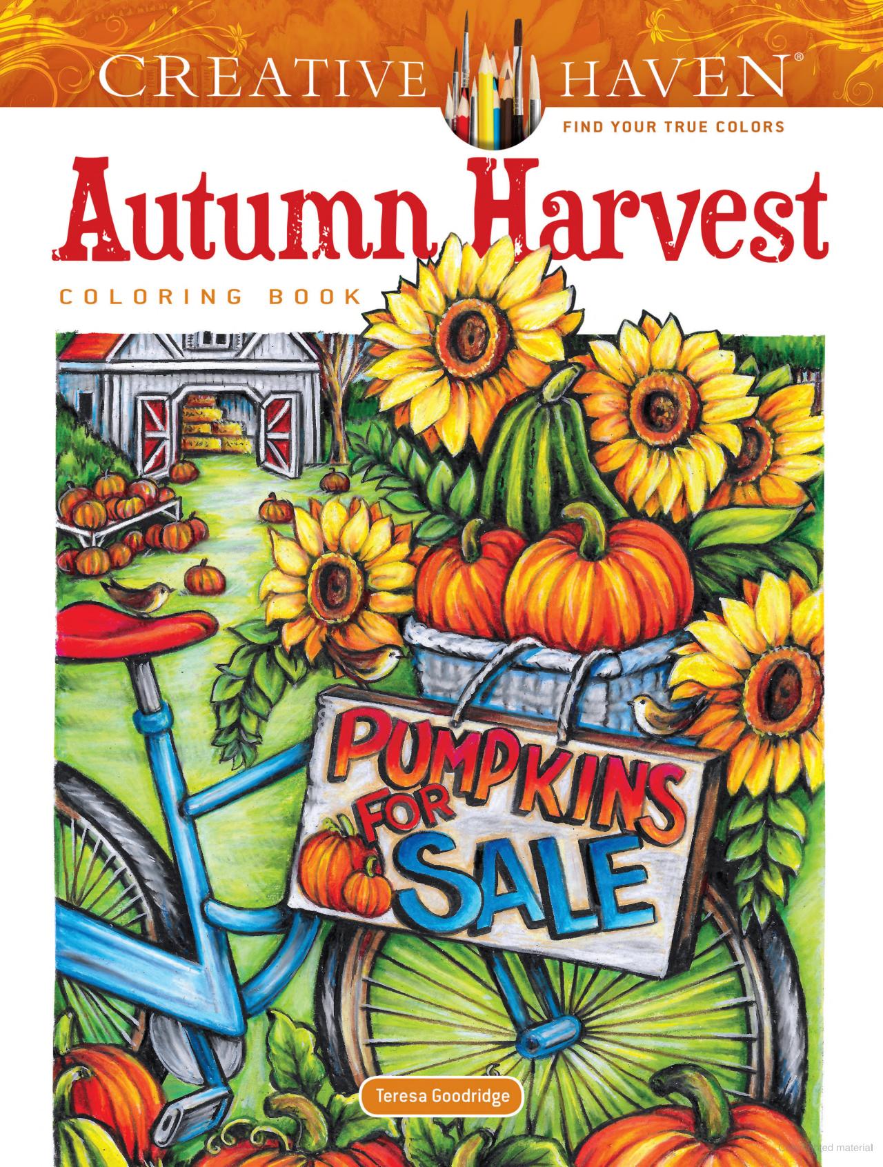 DVR Creative Haven® Coloring Book: Autumn Harvest
