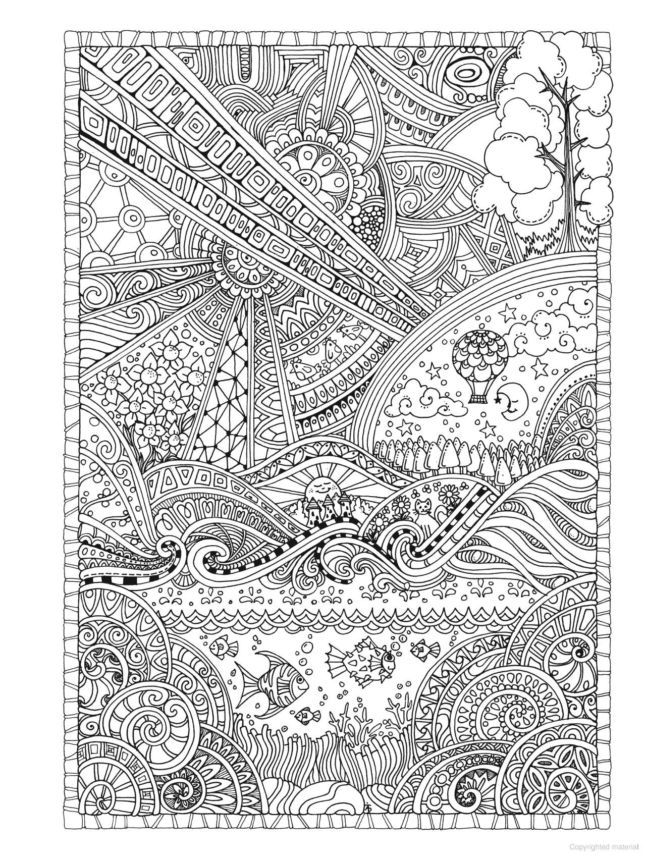 DVR Creative Haven® Coloring Book: Entangled Landscapes