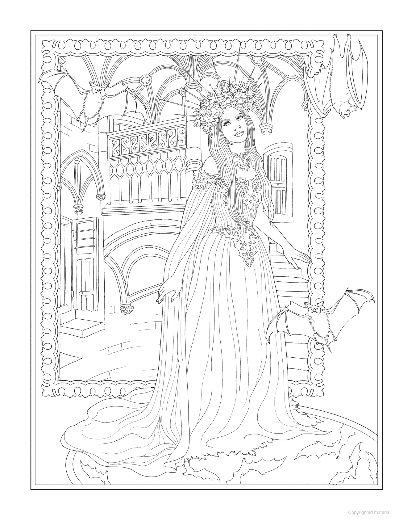 DVR Creative Haven® Coloring Book: Gothic Fantasy
