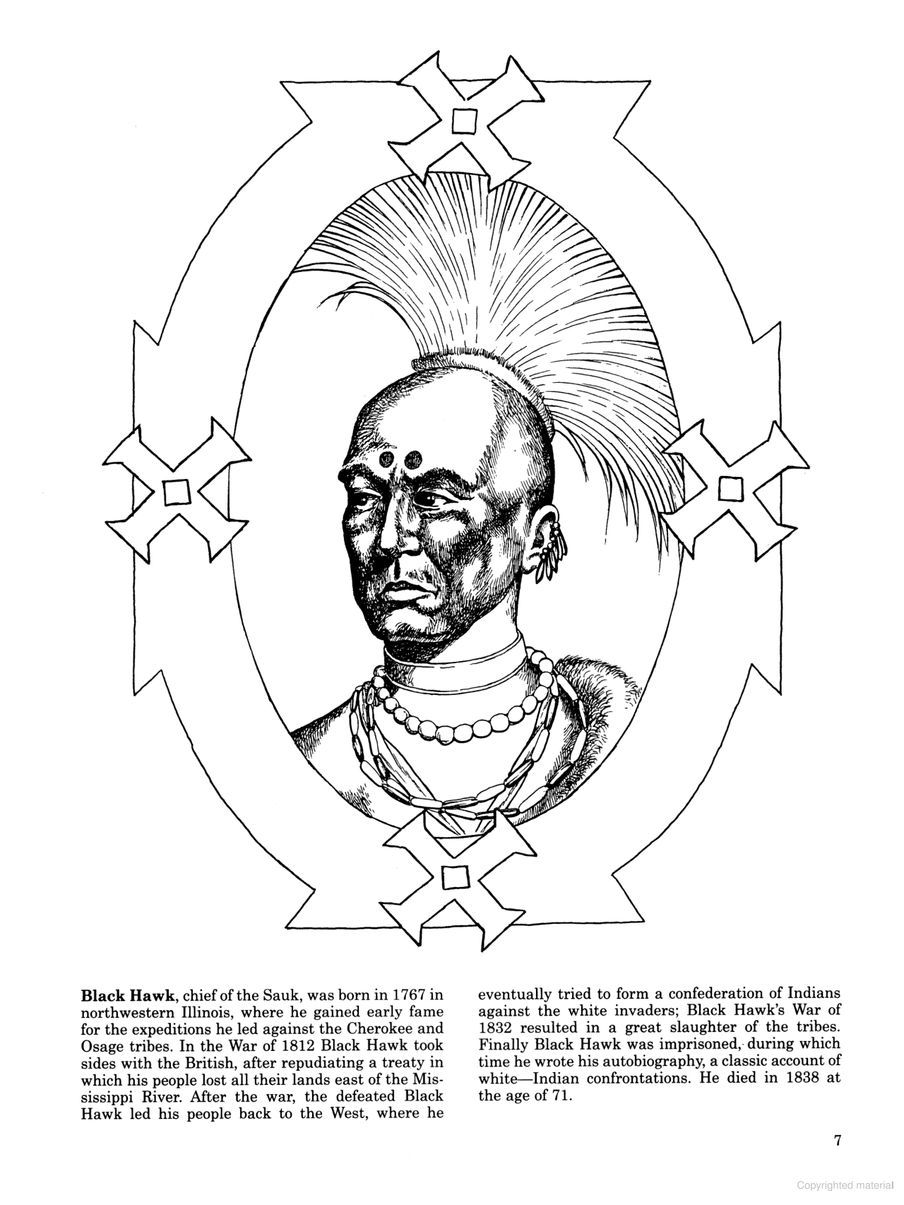 DVR Great Native Americans Coloring Book