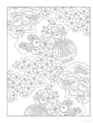 DVR Creative Haven® Coloring Book: Japanese Designs