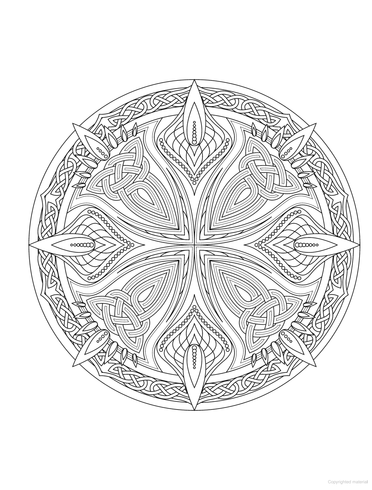 DVR Creative Haven® Coloring Book: Celtic Mandalas