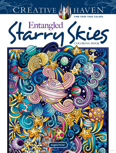 DVR Creative Haven® Coloring Book: Entangled Starry Skies