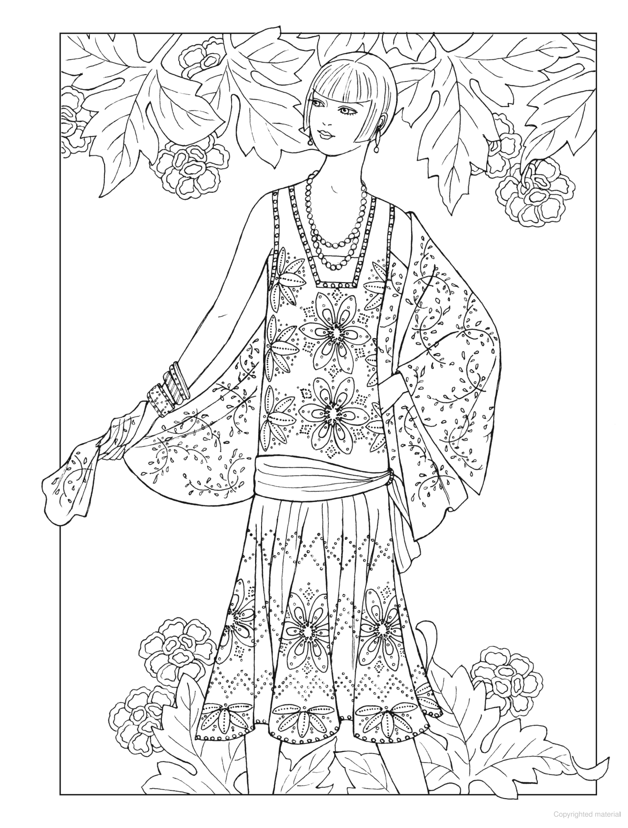 Creative Haven® Coloring Book: Jazz Age Fashions