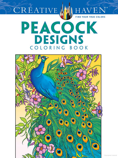 DVR Creative Haven® Coloring Book: Peacock Designs