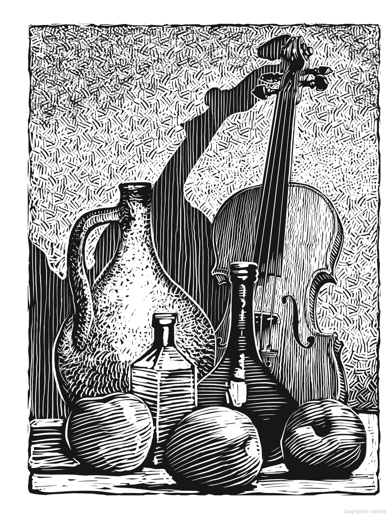 Creative Haven® Coloring Book: Woodcut Designs