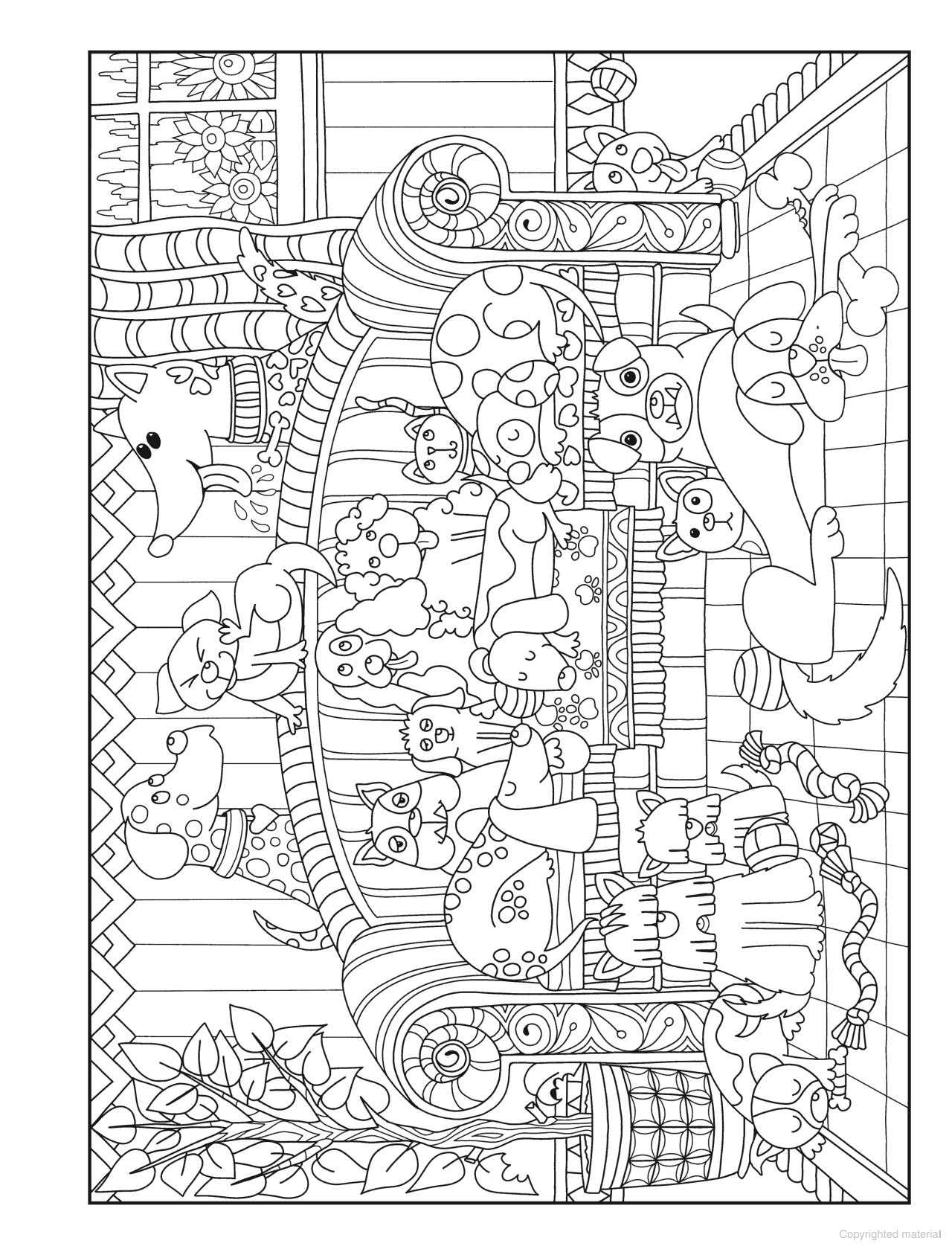 DVR Creative Haven® Coloring Book: Adorable Dogs