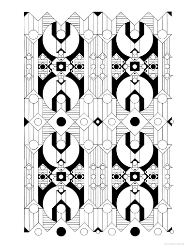 DVR Creative Haven® Coloring Book: Art Deco Patterns