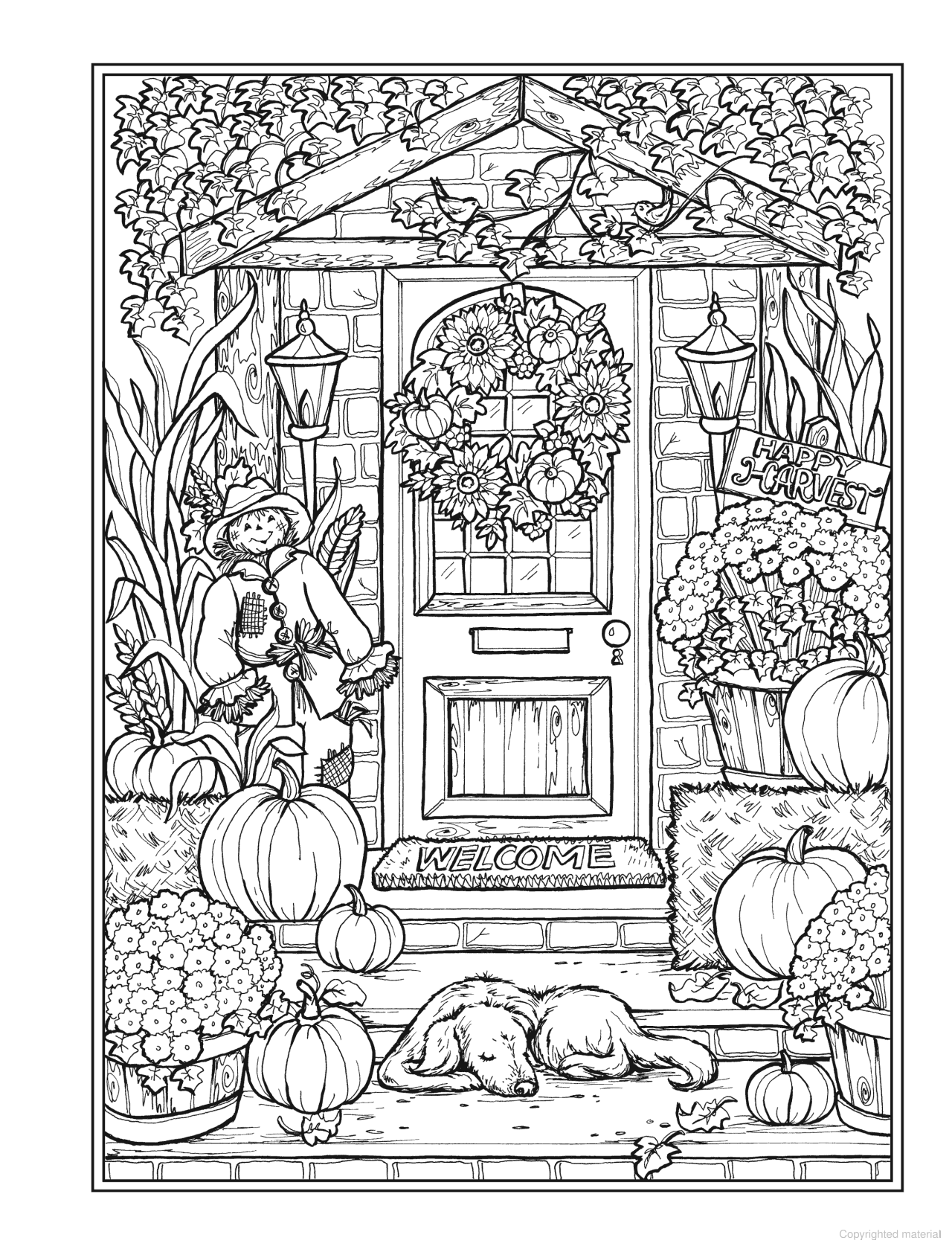 DVR Creative Haven® Coloring Book: Autumn Charm